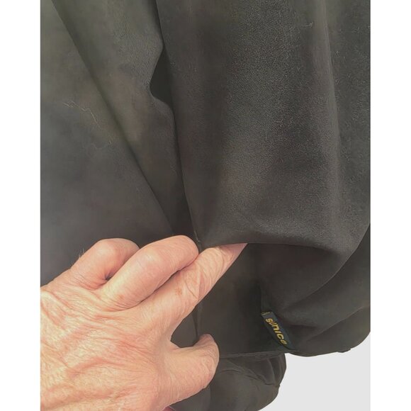 Sunice Y2K Reversible Golf Pullover Jacket Mens L Black/Gray Stripe Windbreaker - Picture 9 of 14